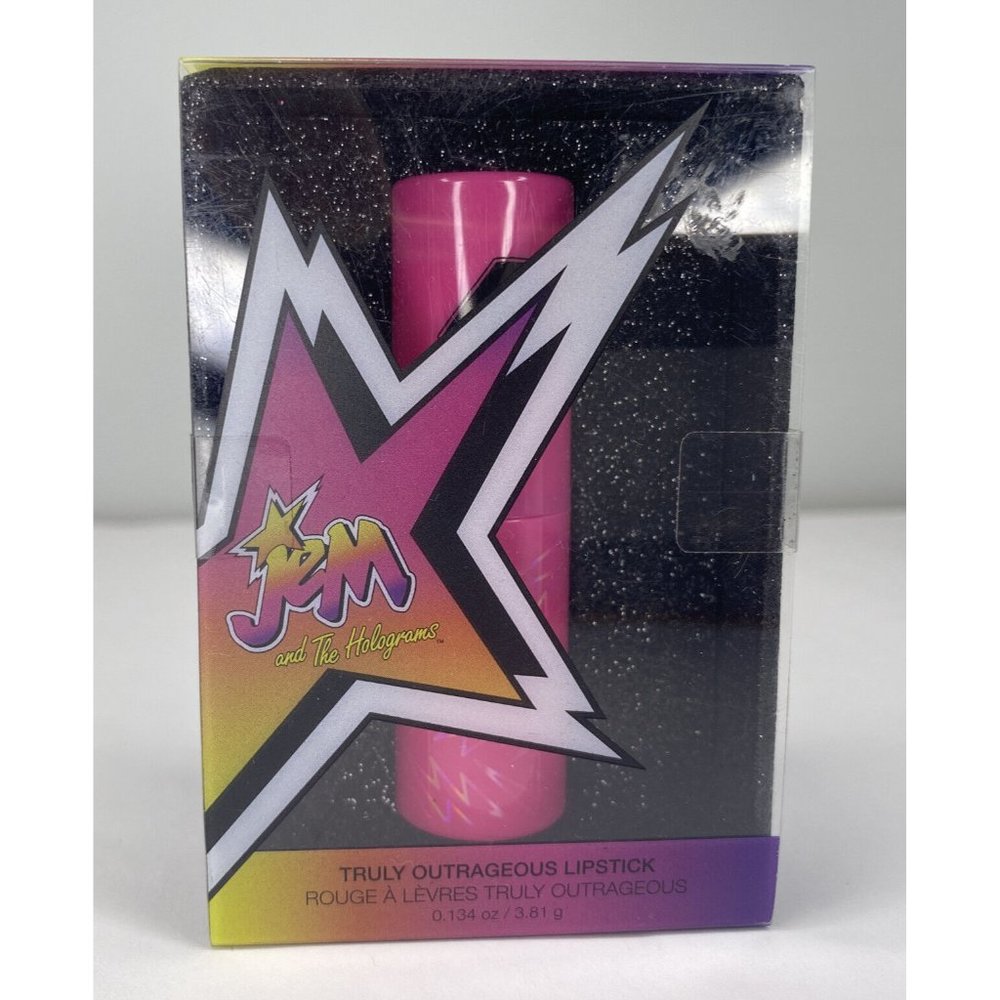 SEPHORA JEM HOLOGRAMS TRULY OUTRAGEOUS LIPSTICK Pink comicon New In Box